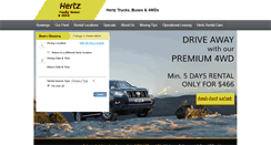 Desktop Screenshot of hertztrucks.com.au