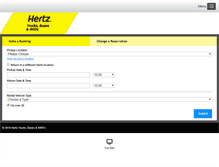 Tablet Screenshot of hertztrucks.com.au